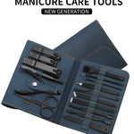 16pcs set Nail Clipper Cutter Trimmer Ear Pick Grooming Kit Manicure Set Pedicure Toe Nail Art Tools Set Kits with Bag