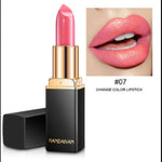 Shiny Metallic Lipstick Pearlescent Color Temperature Change Lipstick Gilt Lipstick