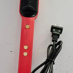 New 2 In 1 Hair Straightener Hot Comb Negative Ion Curling Tong Dual-purpose Electric Hair Brush
